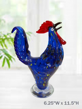 Art Glass Rooster